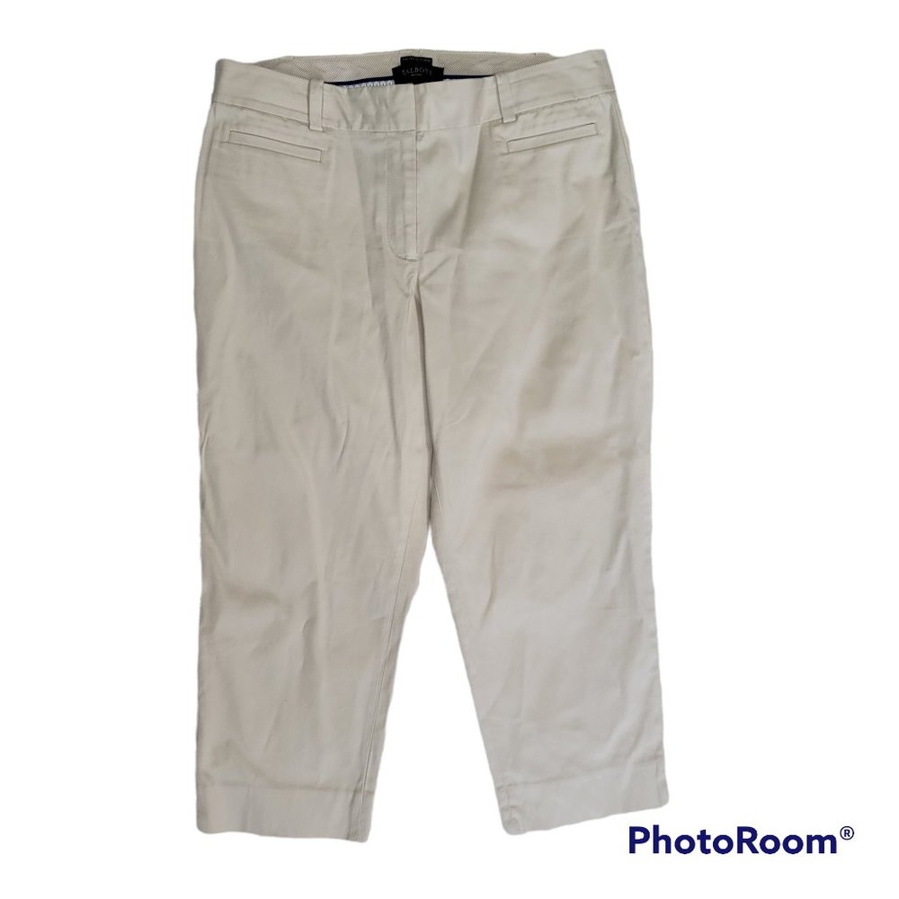 Talbots Beige Perfect Crop Curvy Fit Pants - Size 10 Petite